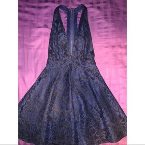 Windsor Blue Floral Mini Dress